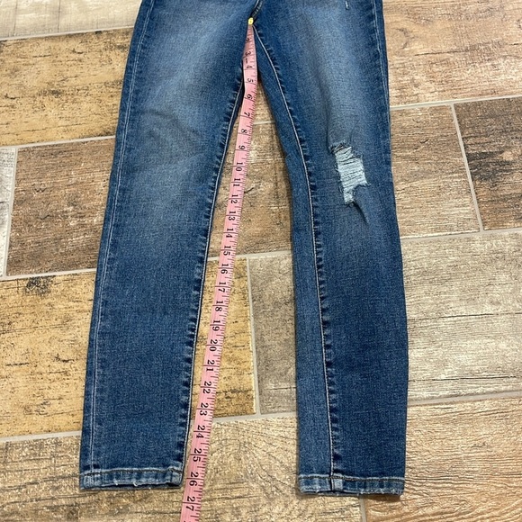 Joe's Jeans Classic Indigo Denim High Rise Skinny Jeans Womens XS 24 LIKE NEW - Picture 8 of 10
